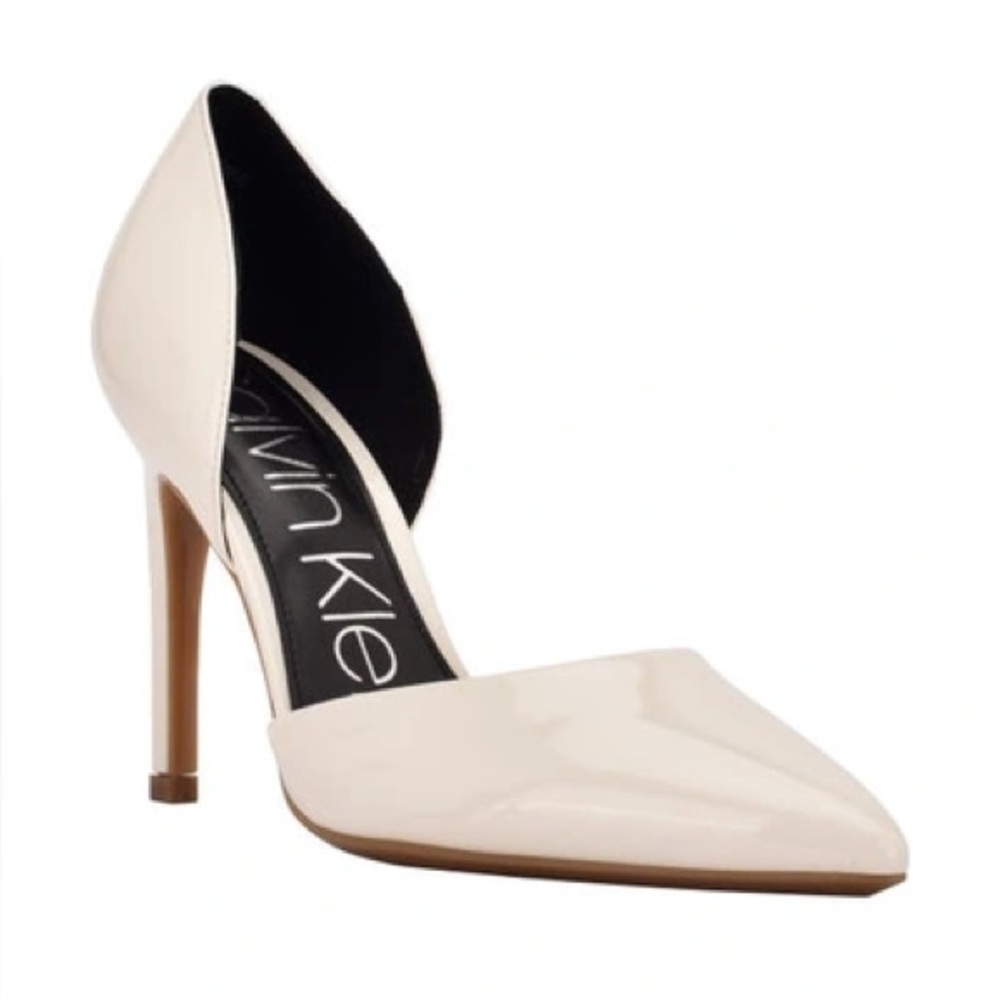 Calvin Klein Cream Heels Elegant Design